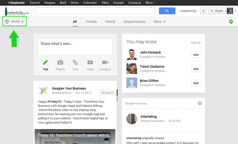 g + notifications